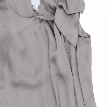 H&M Womens Grey   Fit & Flare  Size 14