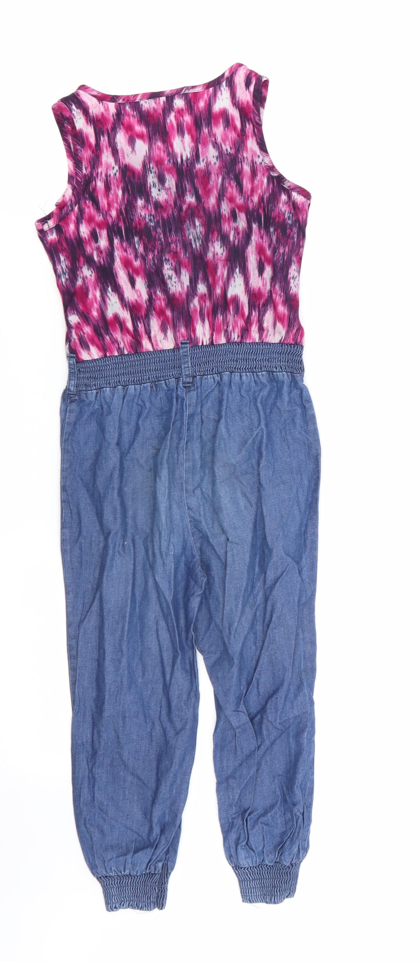Matalan Girls Multicoloured Geometric  Jumpsuit One-Piece Size 4 Years