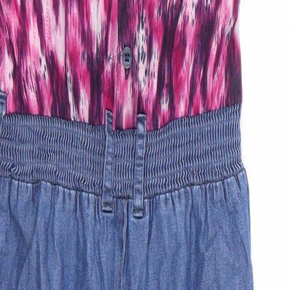 Matalan Girls Multicoloured Geometric  Jumpsuit One-Piece Size 4 Years