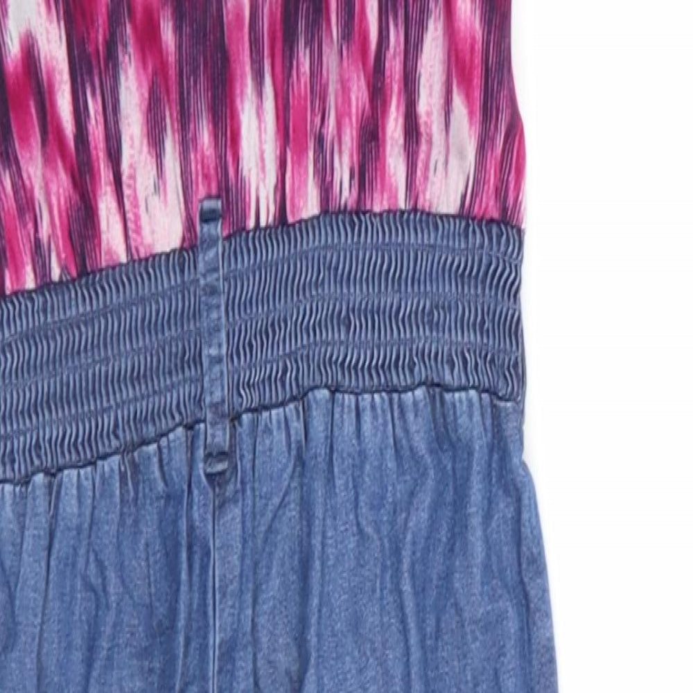 Matalan Girls Multicoloured Geometric  Jumpsuit One-Piece Size 4 Years