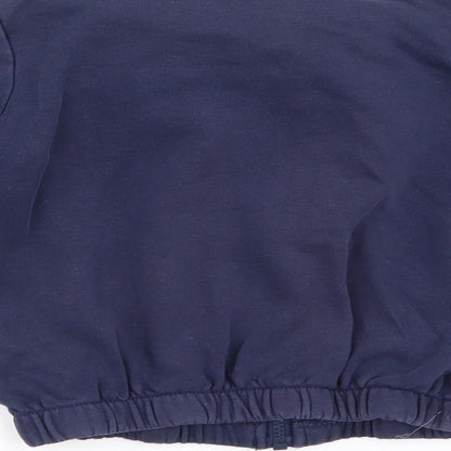 Asda George Girls Blue   Full Zip Jumper Size 4-5 Years