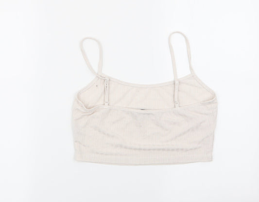 SheIn Womens Beige   Camisole Tank Size L  - crop top