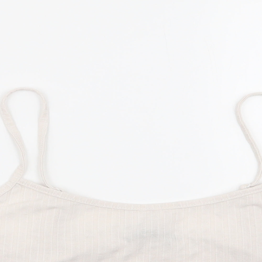 SheIn Womens Beige   Camisole Tank Size L  - crop top