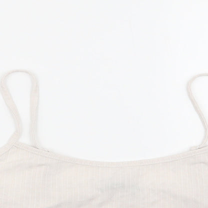 SheIn Womens Beige   Camisole Tank Size L  - crop top