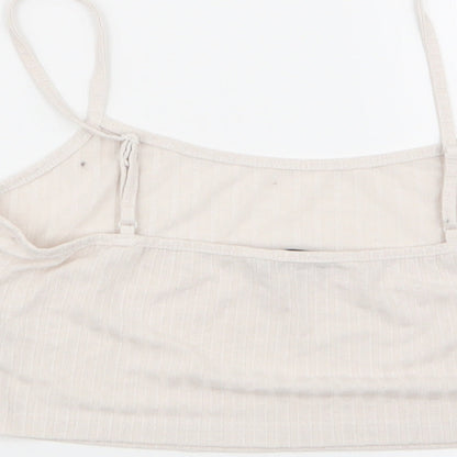 SheIn Womens Beige   Camisole Tank Size L  - crop top