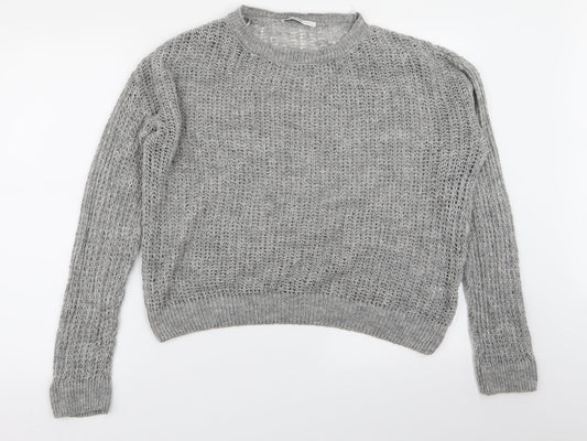 Asda George Womens Grey   Pullover Jumper Size 12