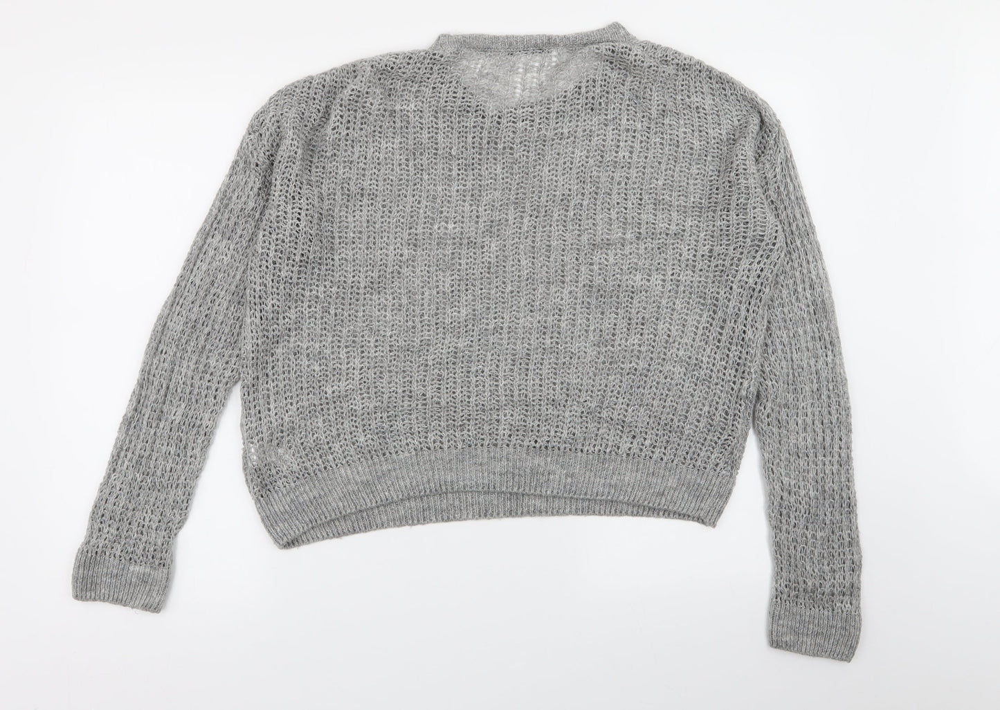 Asda George Womens Grey   Pullover Jumper Size 12