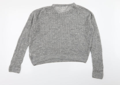 Asda George Womens Grey   Pullover Jumper Size 12