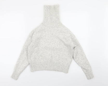 Womens UK Size S New Look Grey Pullover Jumper