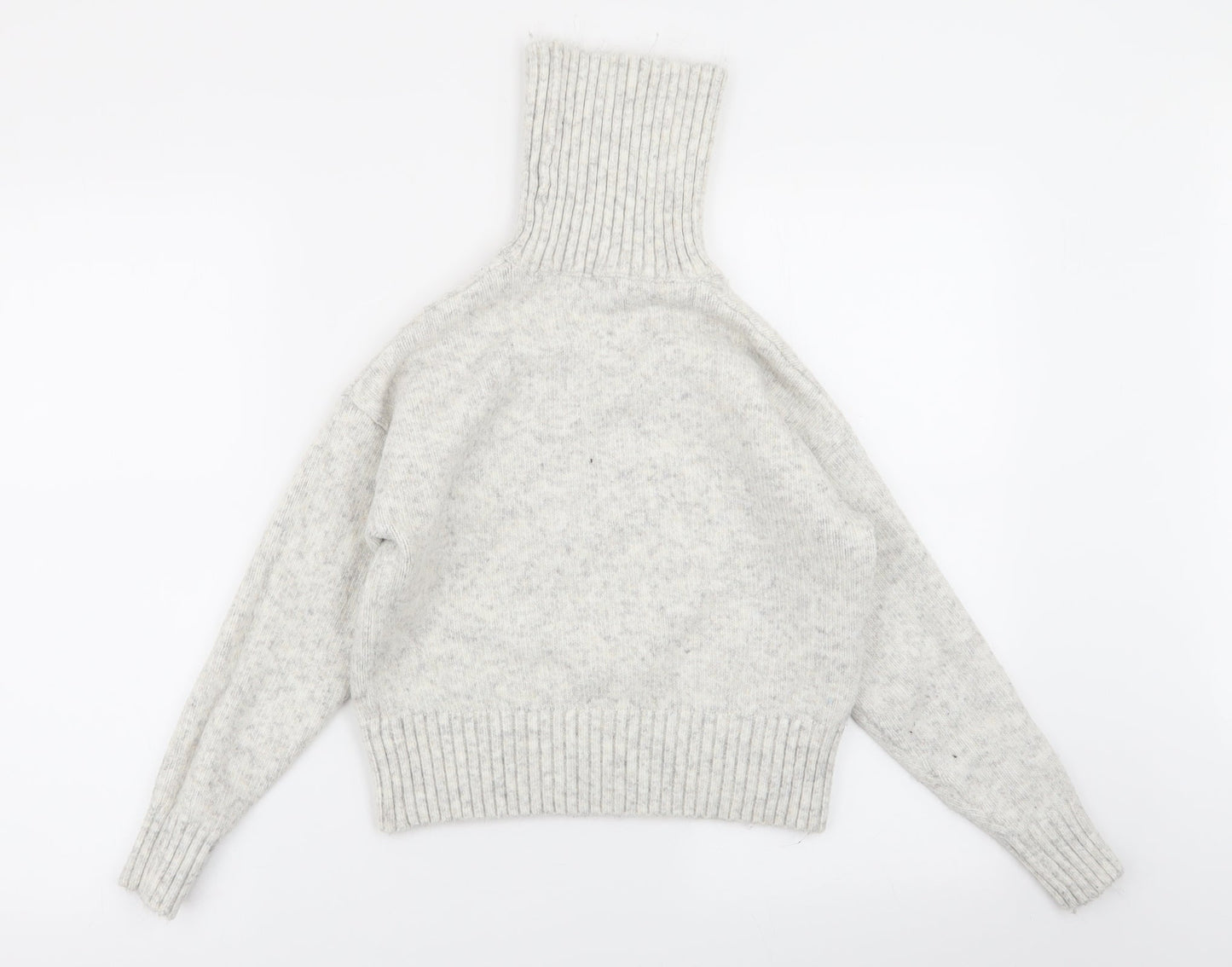 Womens UK Size S New Look Grey Pullover Jumper
