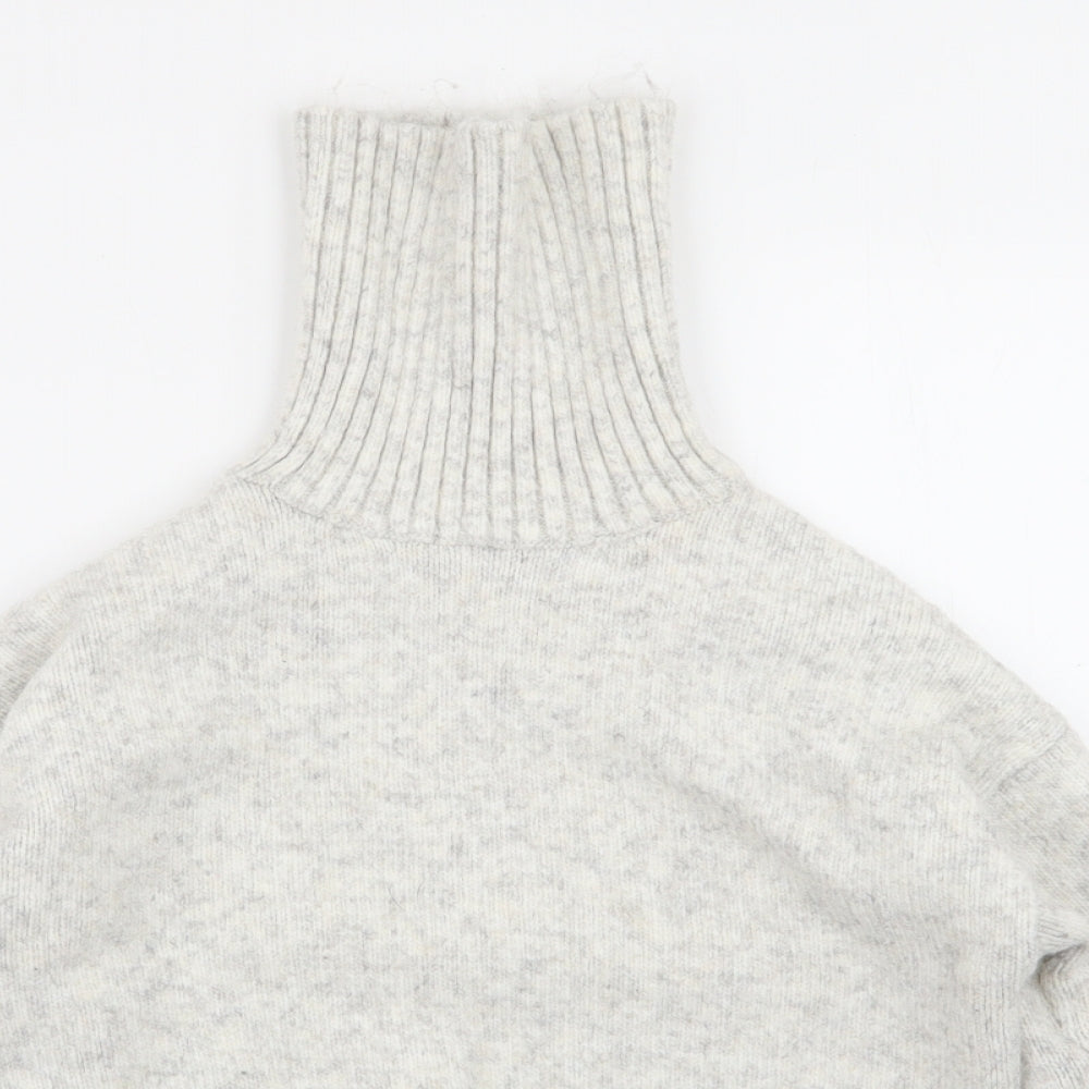 Womens UK Size S New Look Grey Pullover Jumper