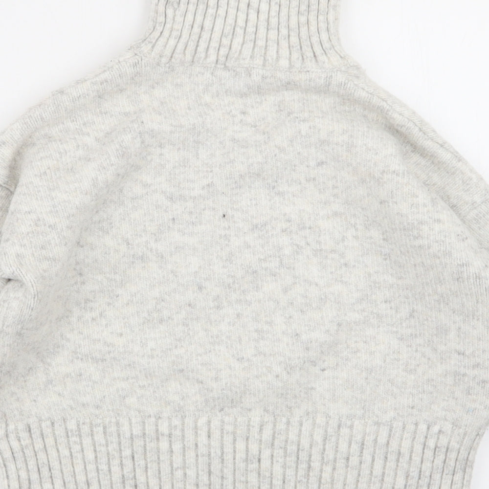 Womens UK Size S New Look Grey Pullover Jumper