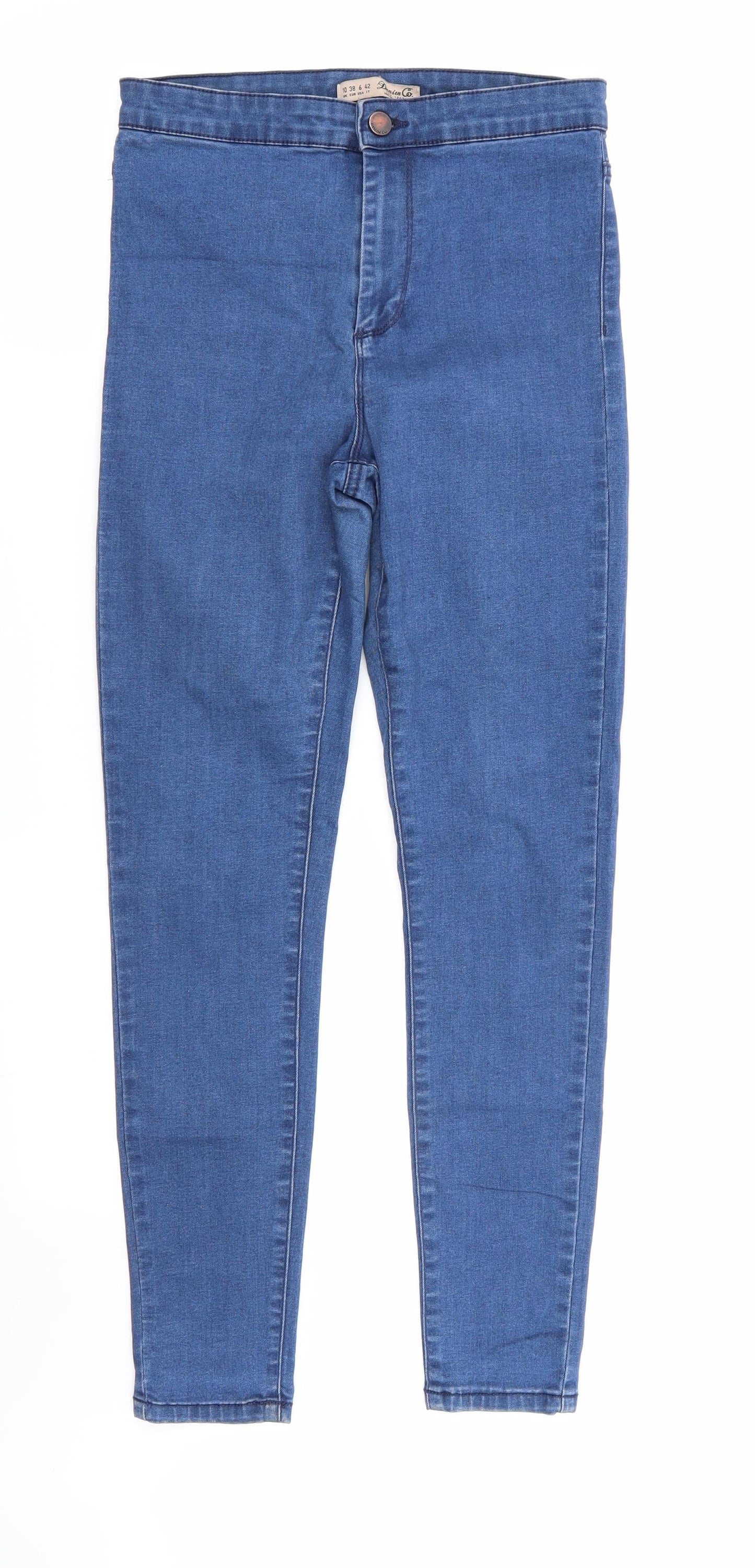 Womens UK Size 10 denim and co Regular Fit Skinny Blue Jeans