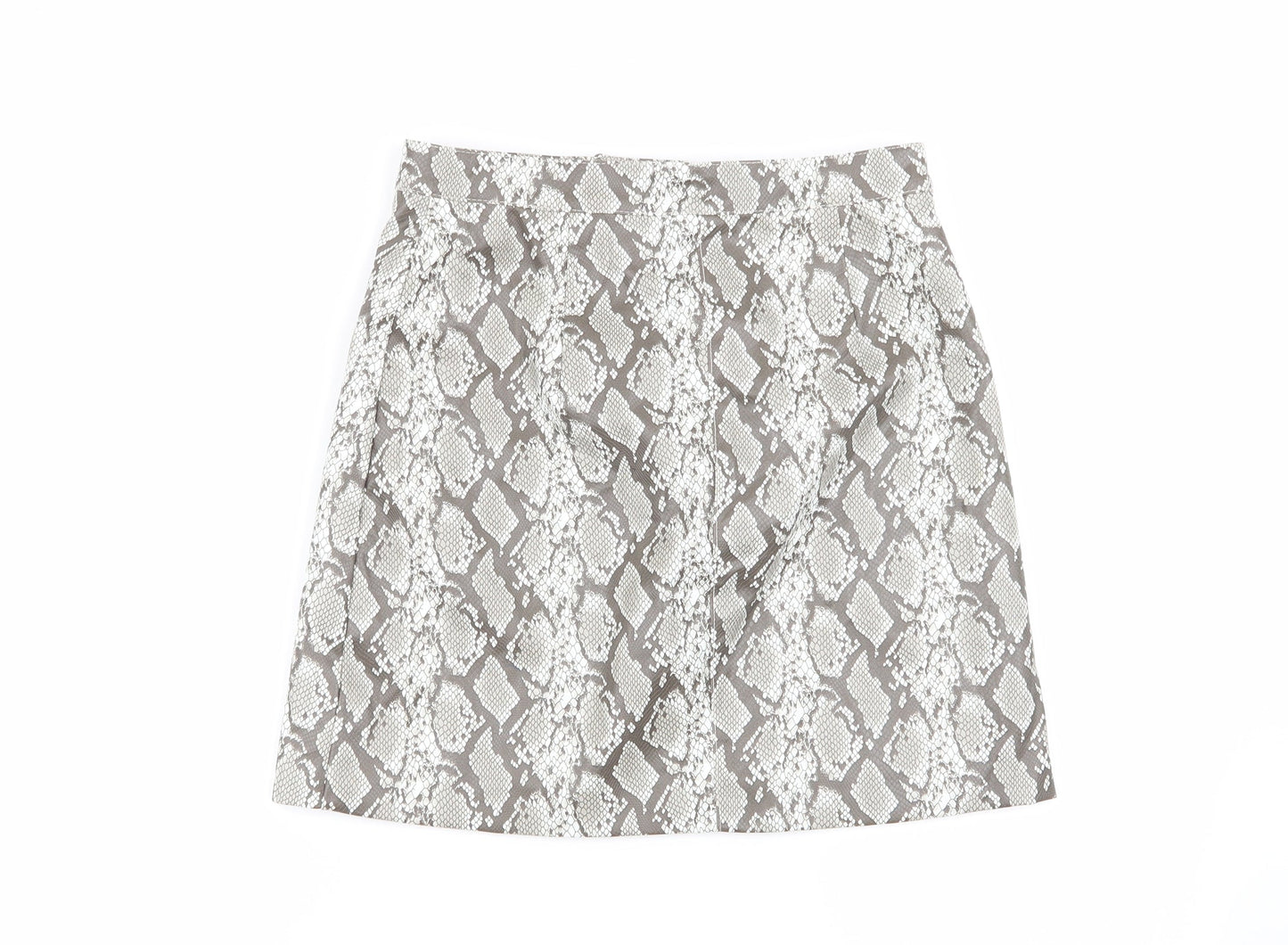 Divided by H&M Womens Multicoloured Geometric  Flare Skirt Size 8