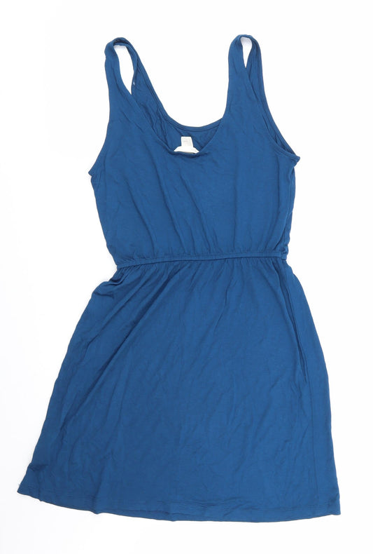 H&M Womens Blue   Fit & Flare  Size 6