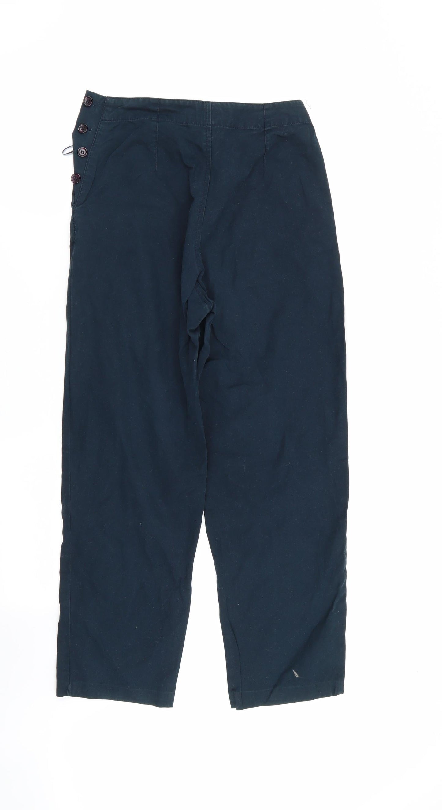 Monsoon Womens Blue   Chino Trousers Size 8 L27 in