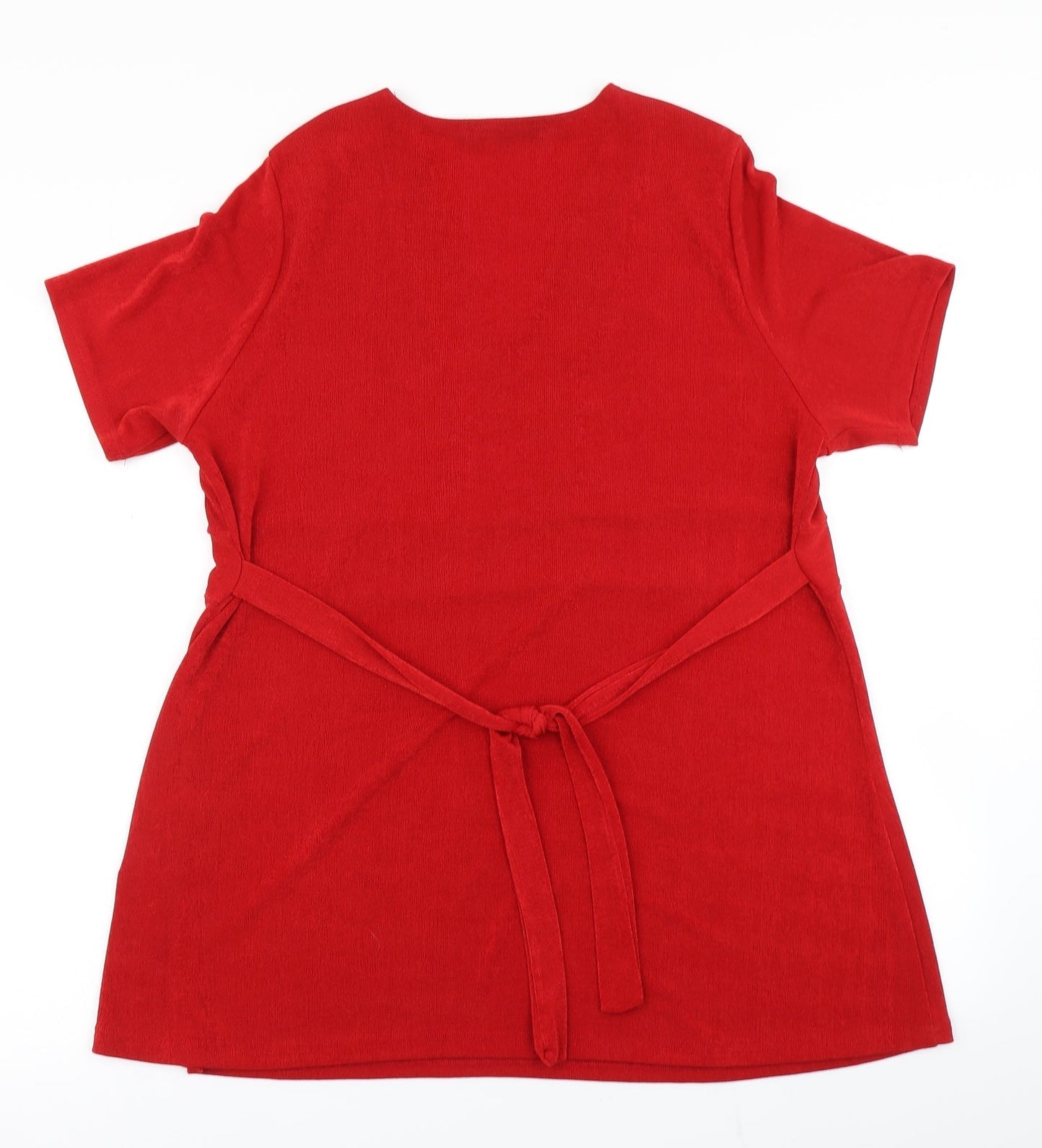 Emilia Classics Womens Red   Basic T-Shirt Size XL