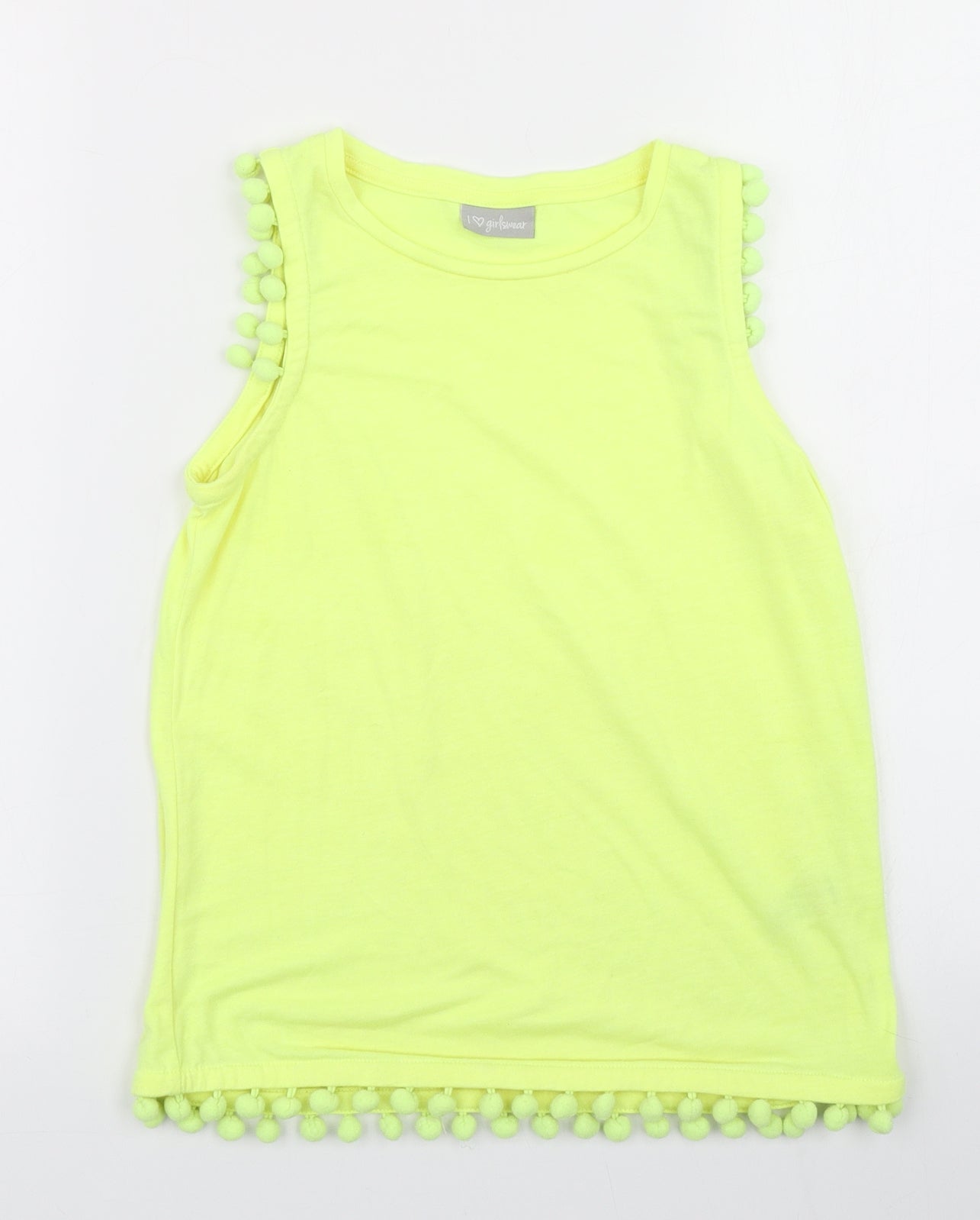Matalan Girls Yellow   Basic Tank Size 10 Years
