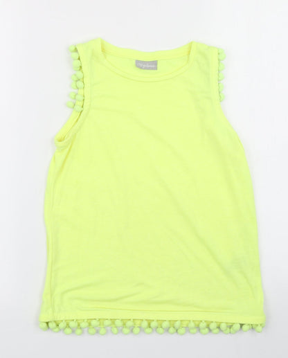 Matalan Girls Yellow   Basic Tank Size 10 Years