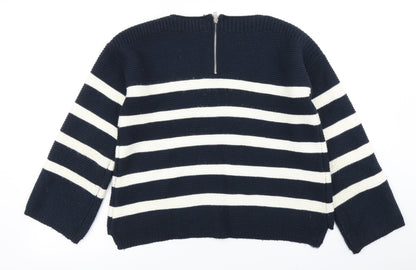 Womens UK Size 14 Atmosphere Blue Pullover Jumper