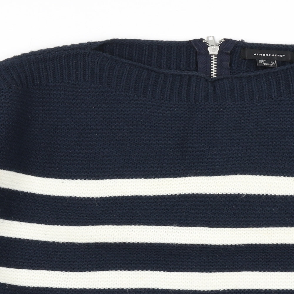 Womens UK Size 14 Atmosphere Blue Pullover Jumper