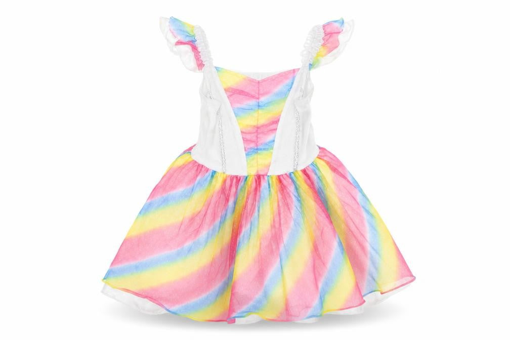 Front view of B&M girls’ white tutu dress, size 3-4, years