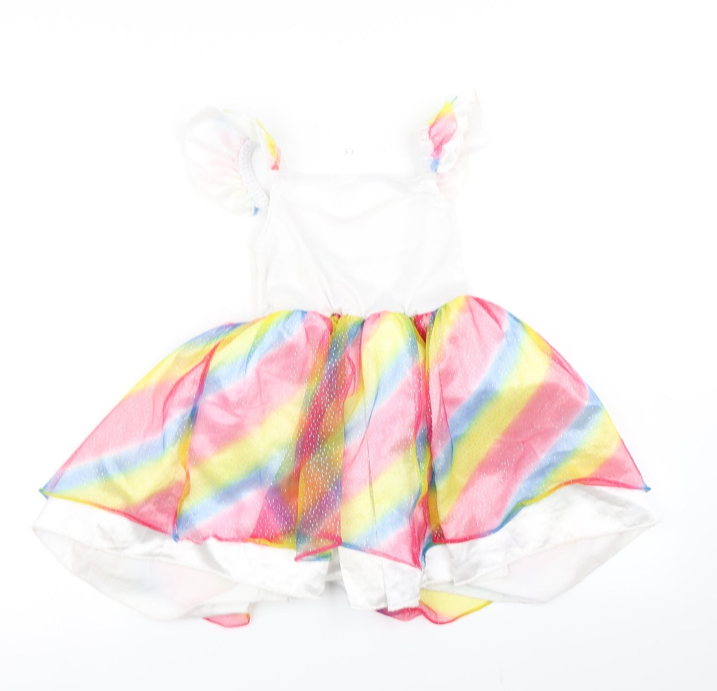 B&M Girls White   Tutu Dress  Size 3-4 Years