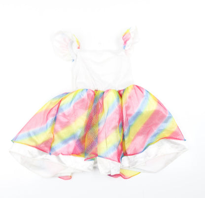 B&M Girls White   Tutu Dress  Size 3-4 Years