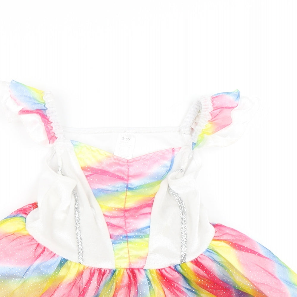 B&M Girls White   Tutu Dress  Size 3-4 Years