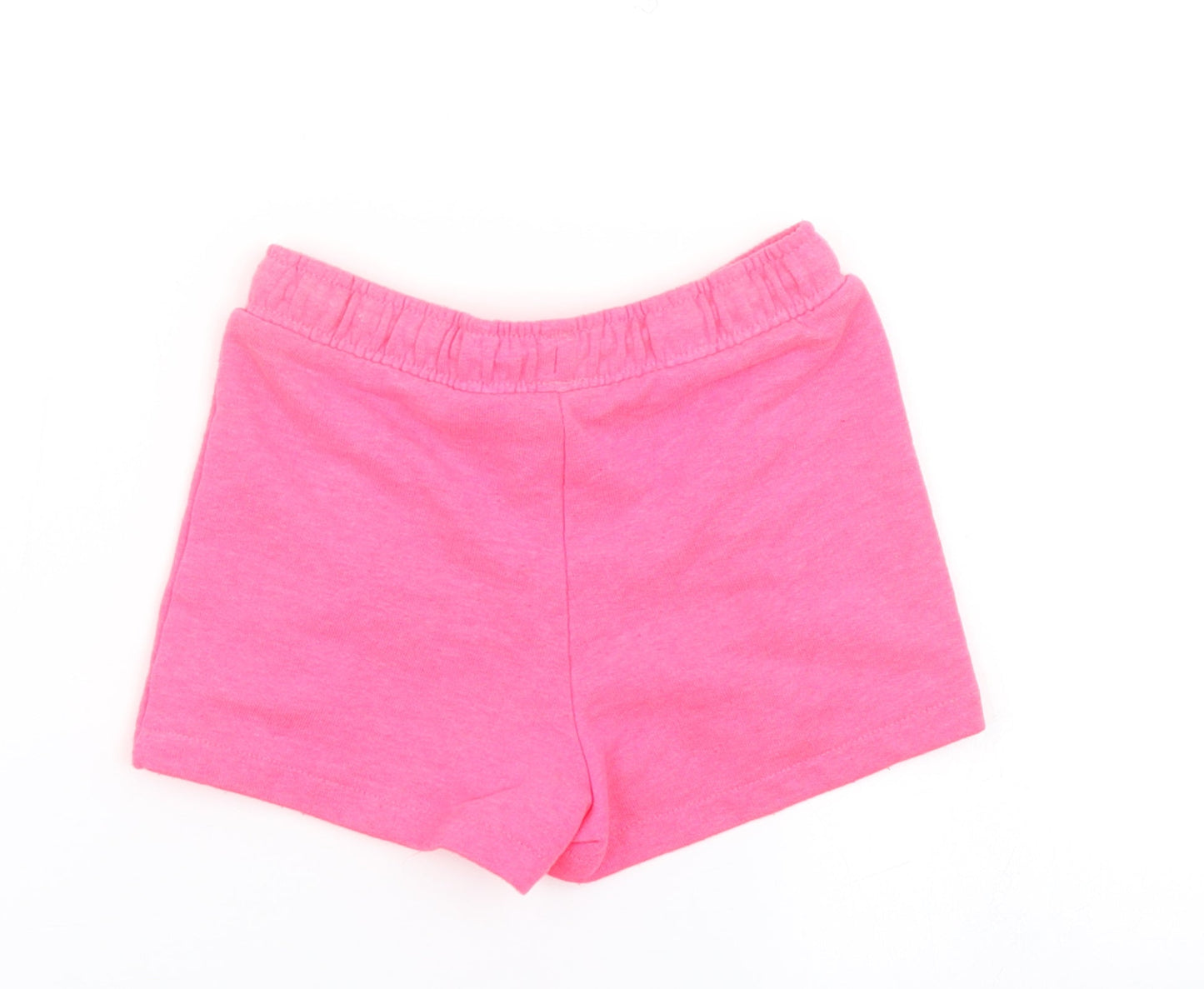 M&S Girls Pink   Sweat Shorts Size 3-4 Years