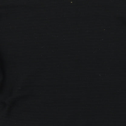 F&F Womens Black  Knit Basic T-Shirt Size 8