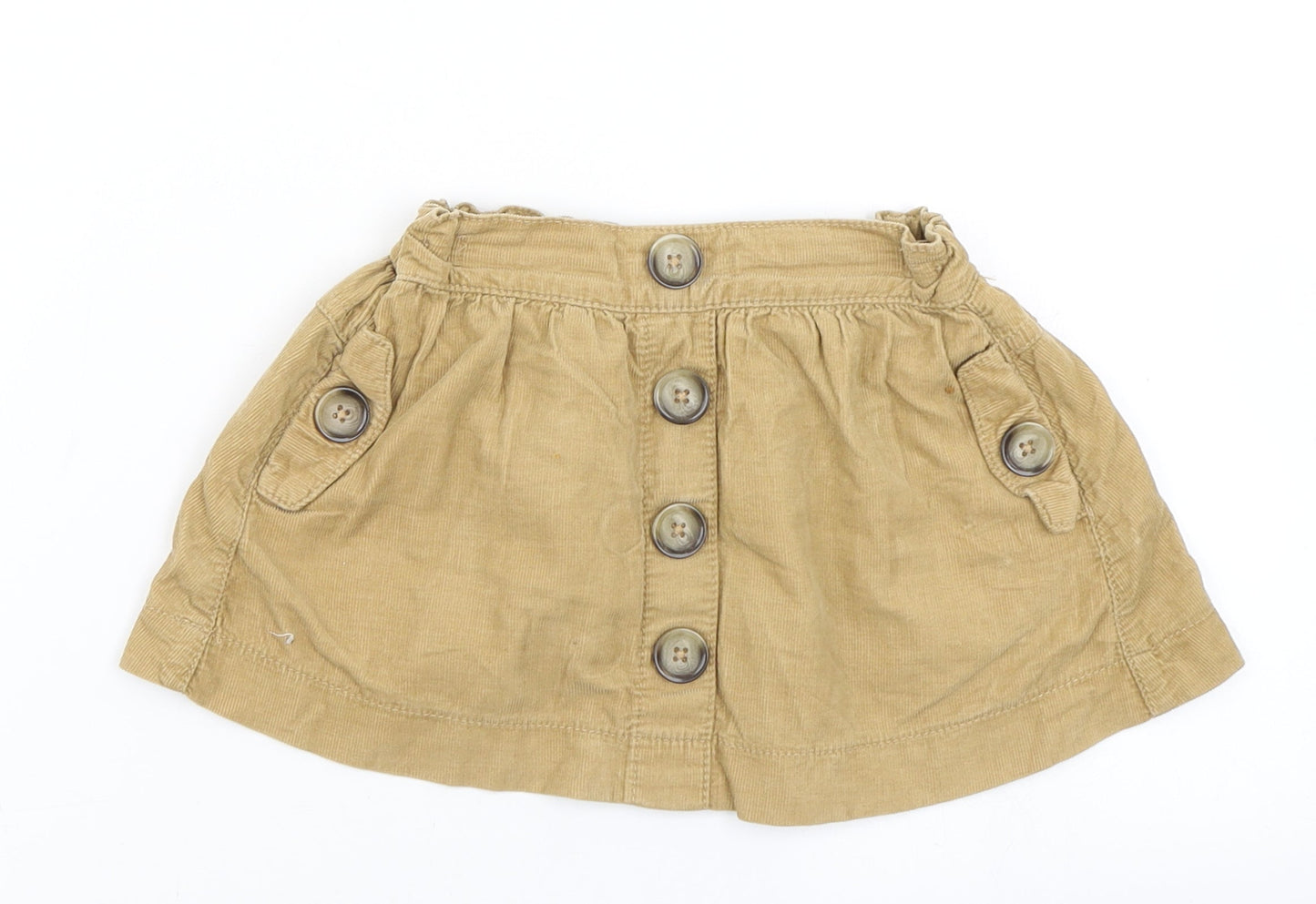 NEXT Girls Brown  Corduroy A-Line Skirt Size 12-18 Months