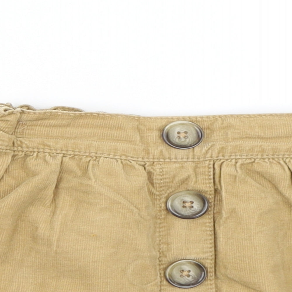 NEXT Girls Brown  Corduroy A-Line Skirt Size 12-18 Months