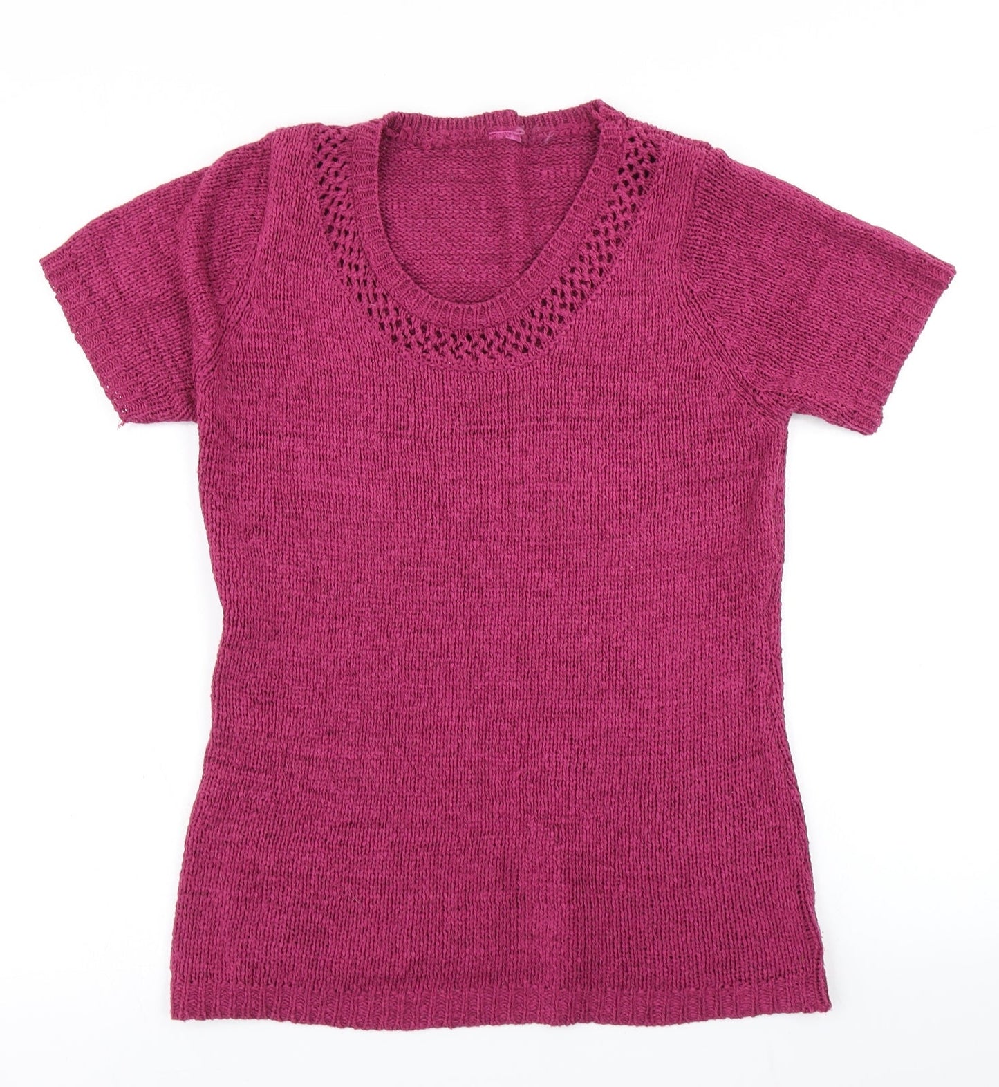 Womens UK Size 14 E-vie Pink Pullover Jumper