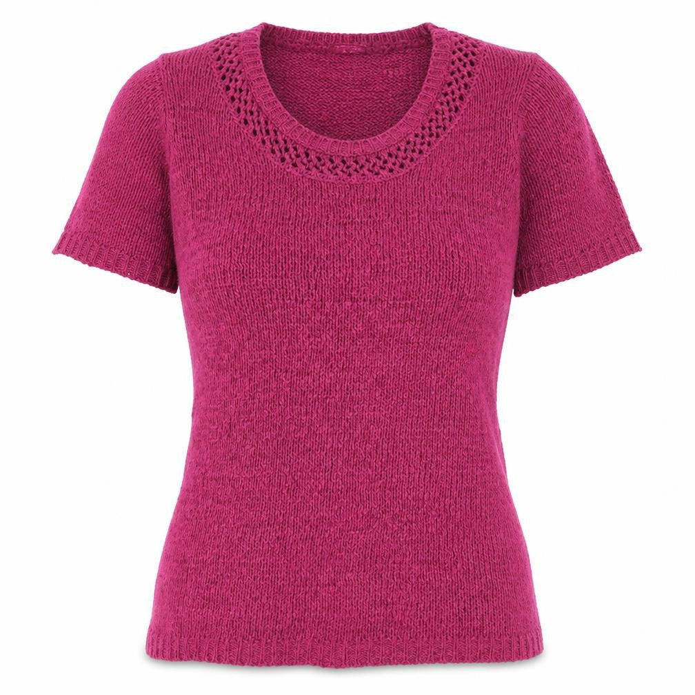 Womens UK Size 14 E-vie Pink Pullover Jumper