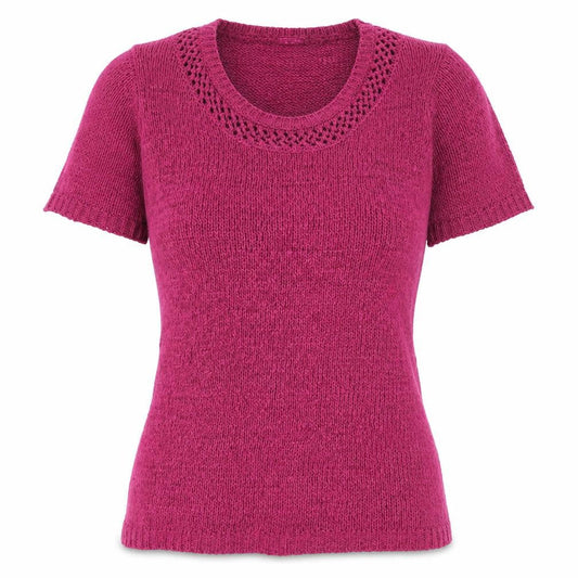 Womens UK Size 14 E-vie Pink Pullover Jumper