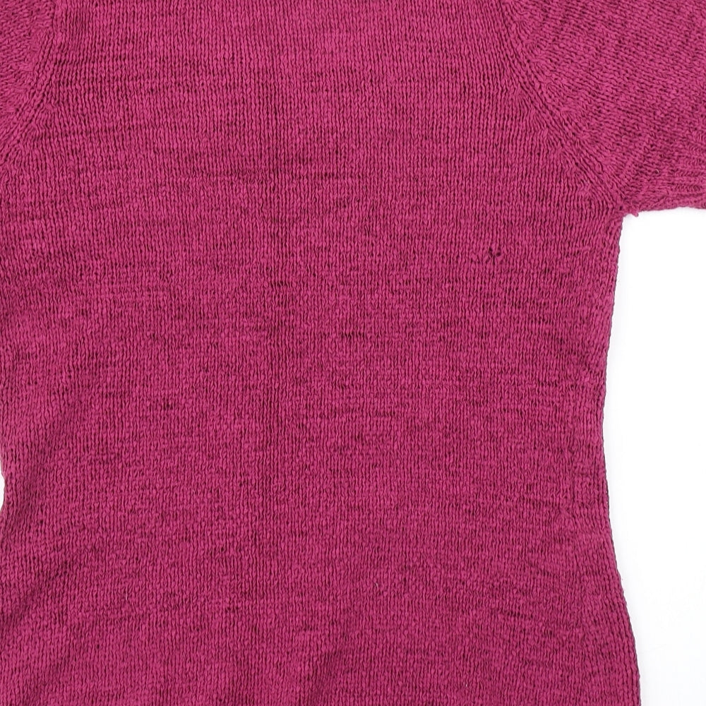 Womens UK Size 14 E-vie Pink Pullover Jumper
