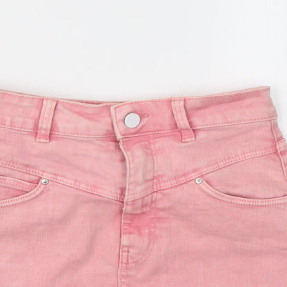 BERSHKA  Womens Pink   A-Line Skirt Size 26 in
