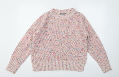 Nutmeg Womens Pink   Pullover Jumper Size 8