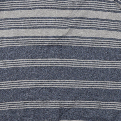 NEXT Mens Blue Striped  Pullover Jumper Size XL