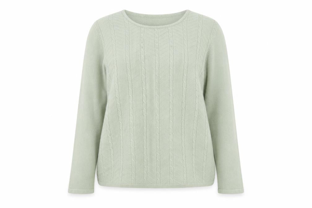 Womens UK Size 2XL ANNA ROSE Green Pullover Jumper