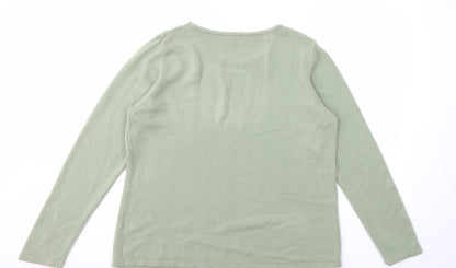 Womens UK Size 2XL ANNA ROSE Green Pullover Jumper