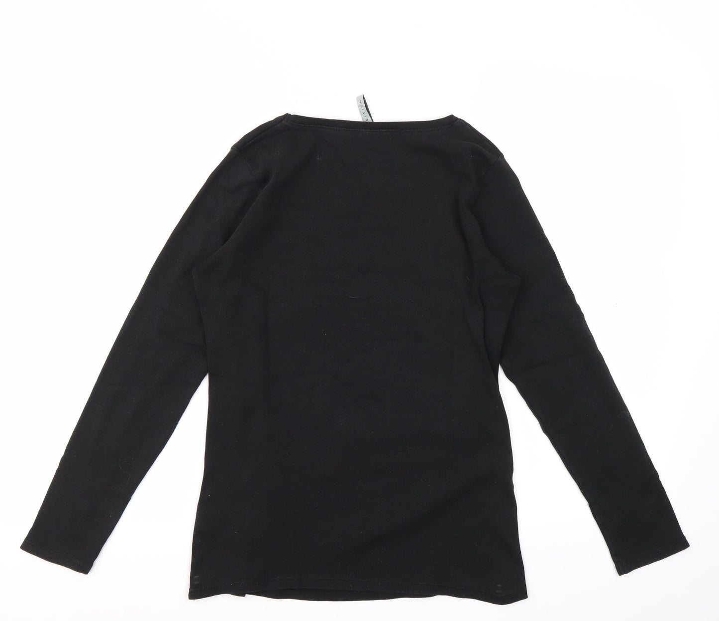INTUITION  Womens Black   Basic T-Shirt Size 10