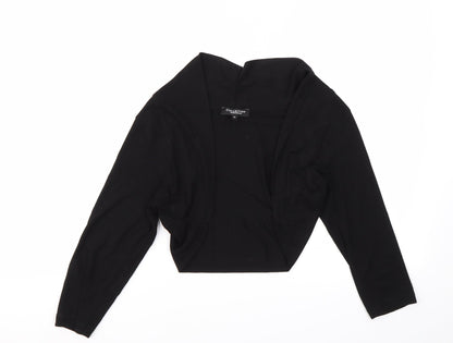 Womens UK Size 14 Debenhams Black Cardigan Jumper