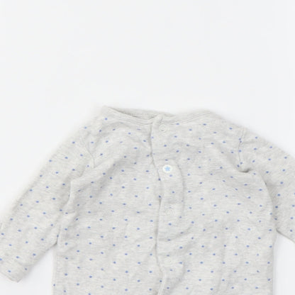 M Baby Grey Geometric  Babygrow One-Piece Size 0-3 Months