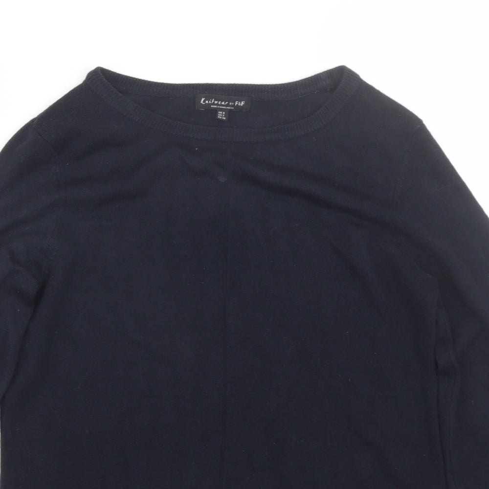 F&F Womens Black   Pullover Jumper Size 6