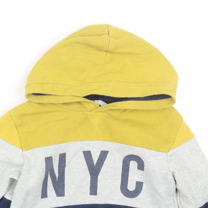 H&M Girls Multicoloured Striped  Pullover Hoodie Size 5-6 Years