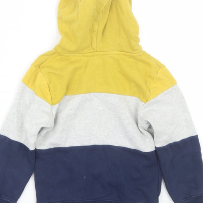 H&M Girls Multicoloured Striped  Pullover Hoodie Size 5-6 Years