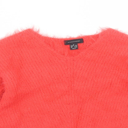 Atmosphere Womens Red   Pullover Jumper Size S