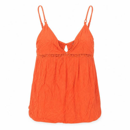Womens UK Size 8 ASOS Orange Basic Tank
